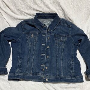 Sonoma Women’s Medium Wash Mid-weight Stretch Denim Blue Jean Jacket XL